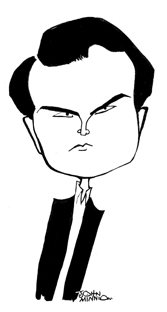 Jimmy Carr - karikatyyri John Minnionilta tekijältä John Minnion