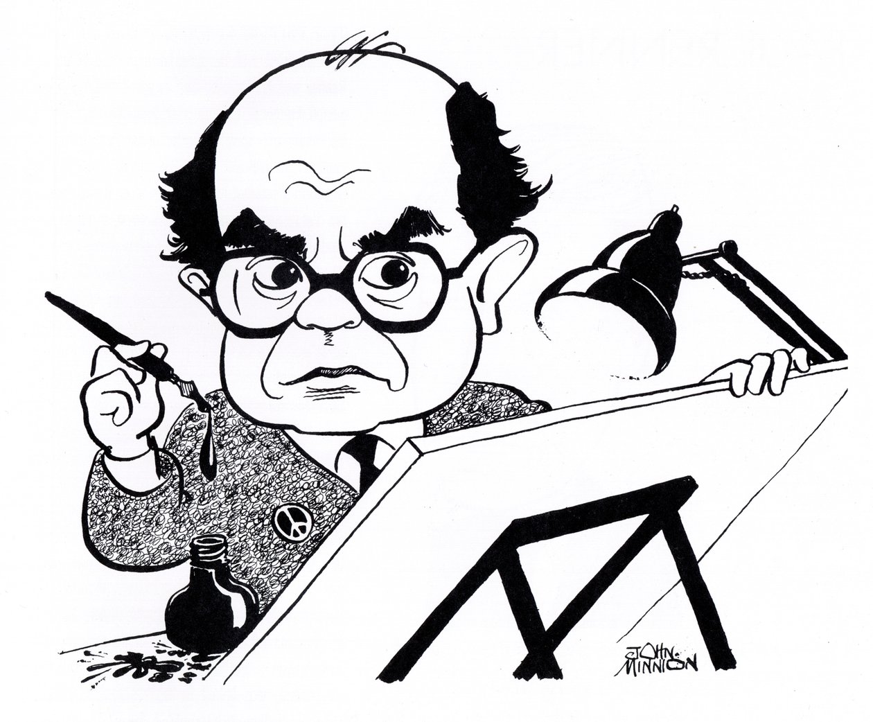 Vicky (Victor Weisz), karikatyyri tekijältä John Minnion