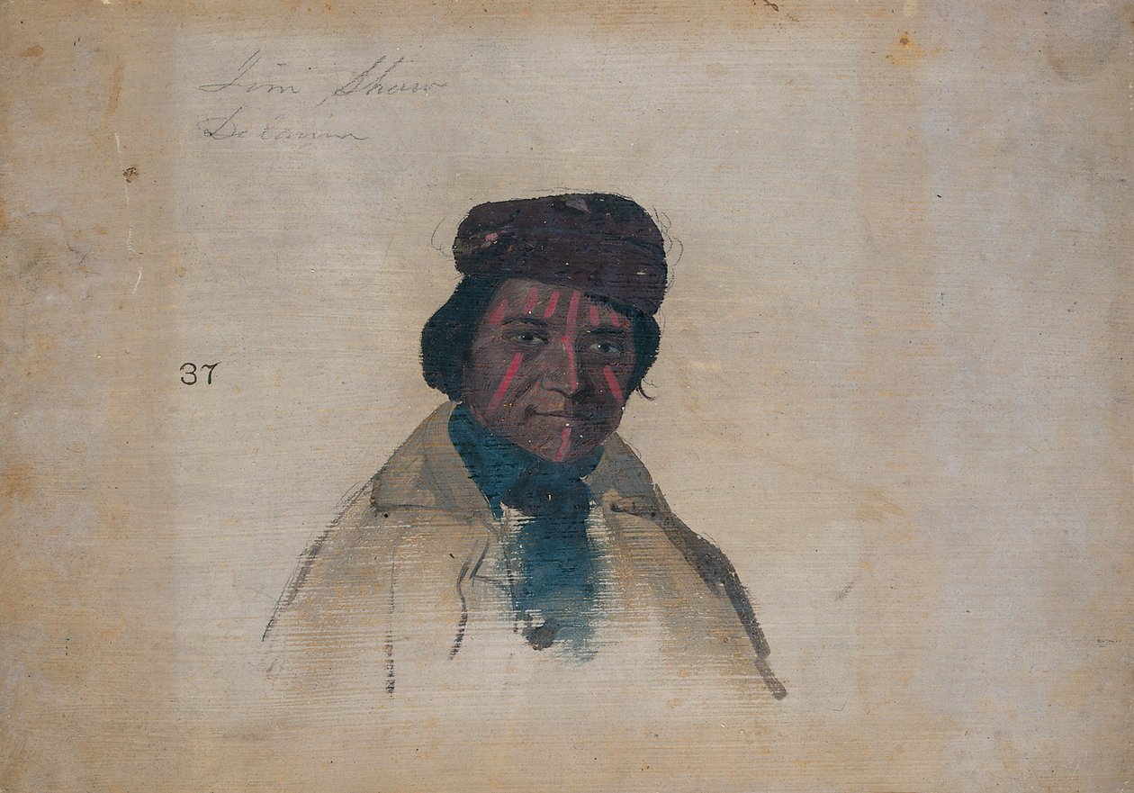 Jim Shaw, Delaware, 1837 tekijältä John Mix Stanley
