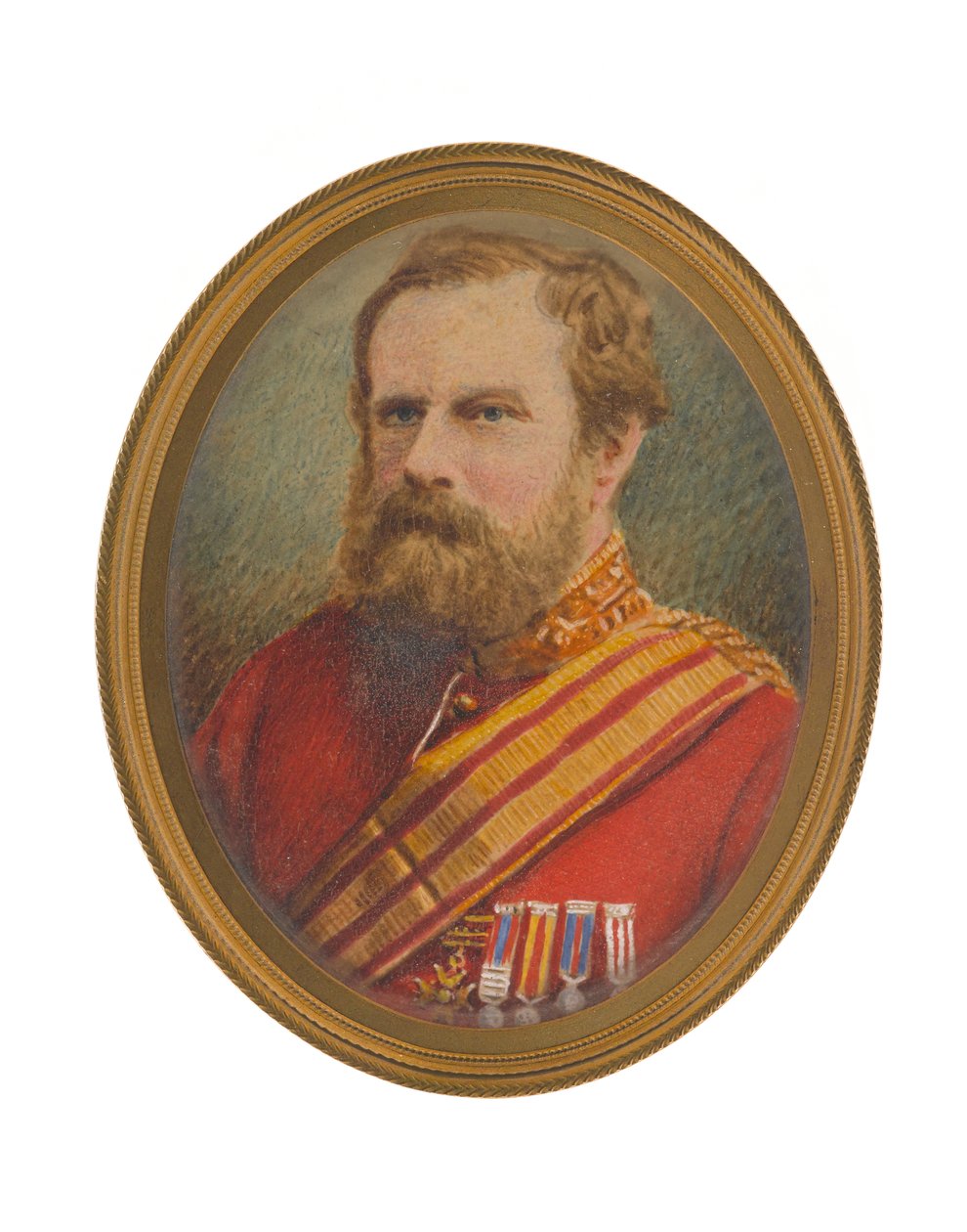 Kenraaliluutnantti David Pott (1812-1881) esikunnan univormussa tekijältä John Moffat