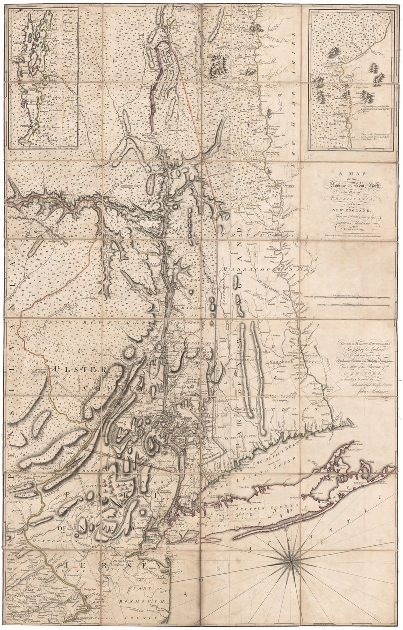 Montresorin New Yorkin kartta tekijältä John Montresor