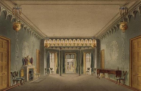 Sisääntulo, John Nashin teoksesta Views of the Royal Pavilion, Brighton tekijältä John Nash