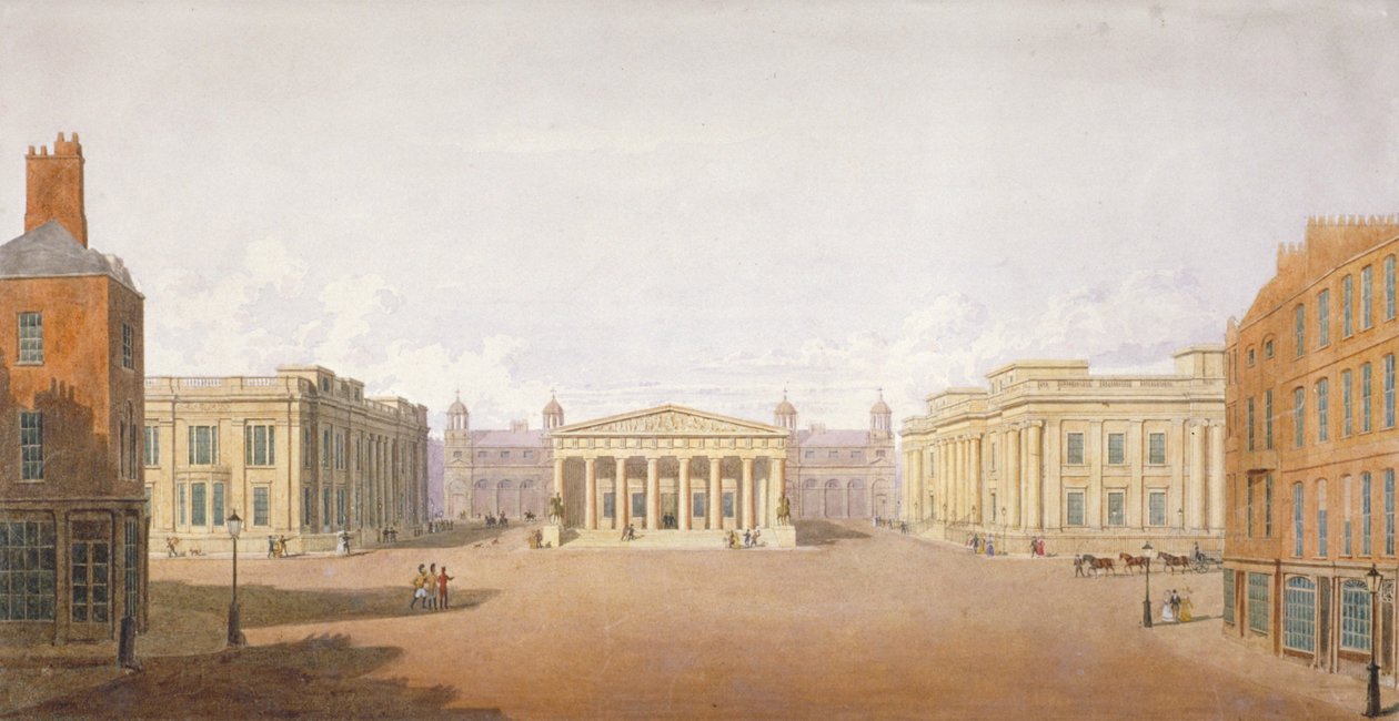 Trafalgar Square, Westminster, Lontoo, 1828 tekijältä John Nash