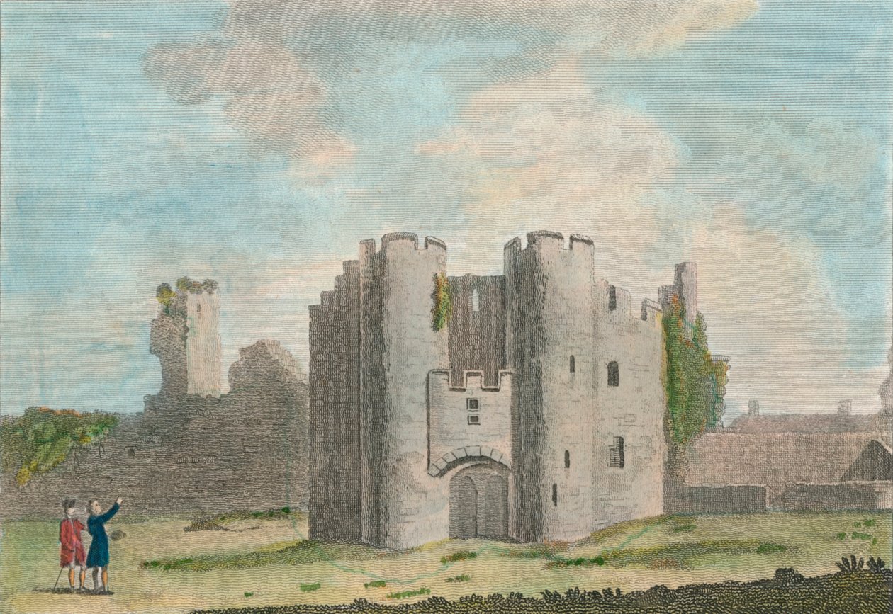 Gate of Pembroke Castle, Pembrokeshire, 1785 tekijältä John Newton