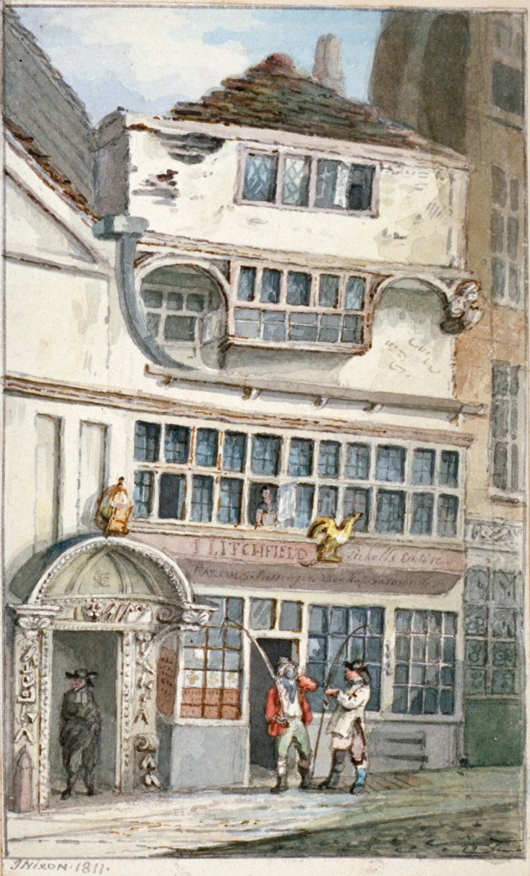 Leadenhall Street, Lontoon kaupunki, 1811 tekijältä John Nixon