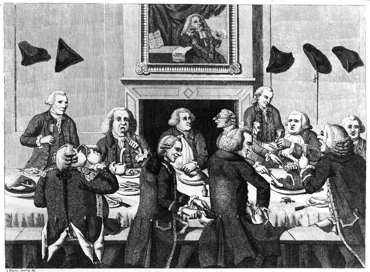 Tasting, 1782 (kaiverrus) tekijältä John Nixon