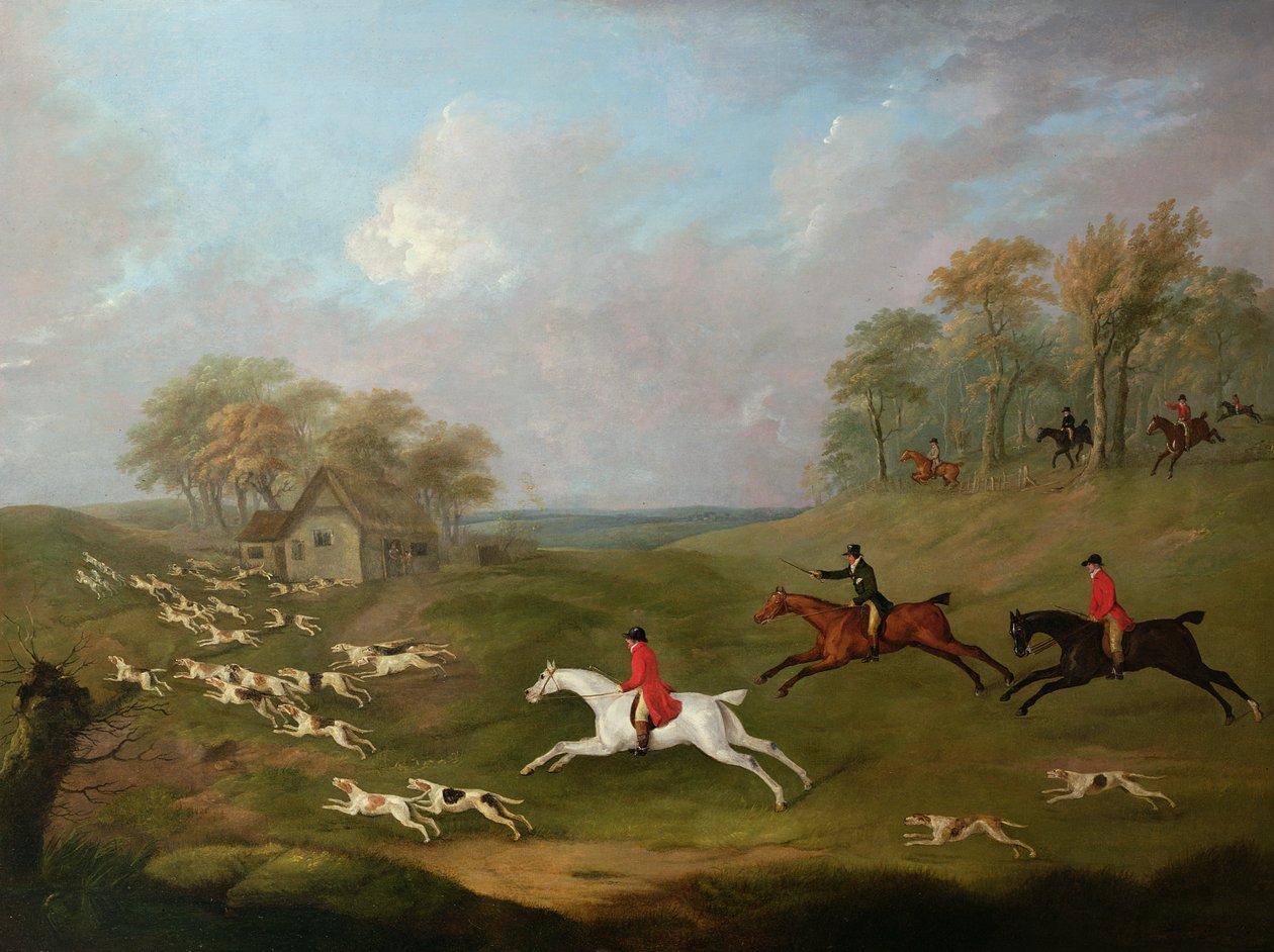 Going to Covert (öljy kankaalle) tekijältä John Nott Sartorius