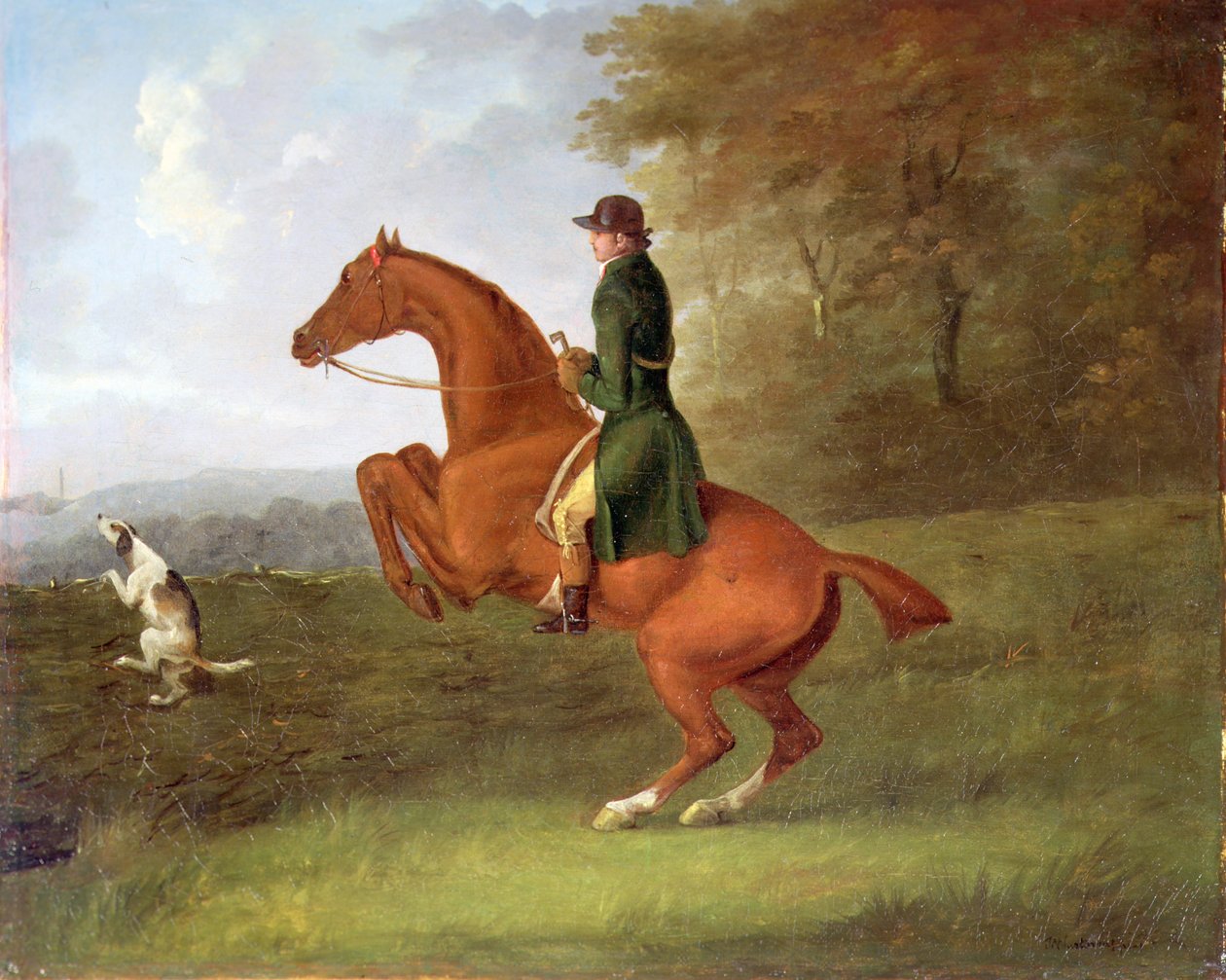 Metsästyspaikka (öljy kankaalle) tekijältä John Nott Sartorius