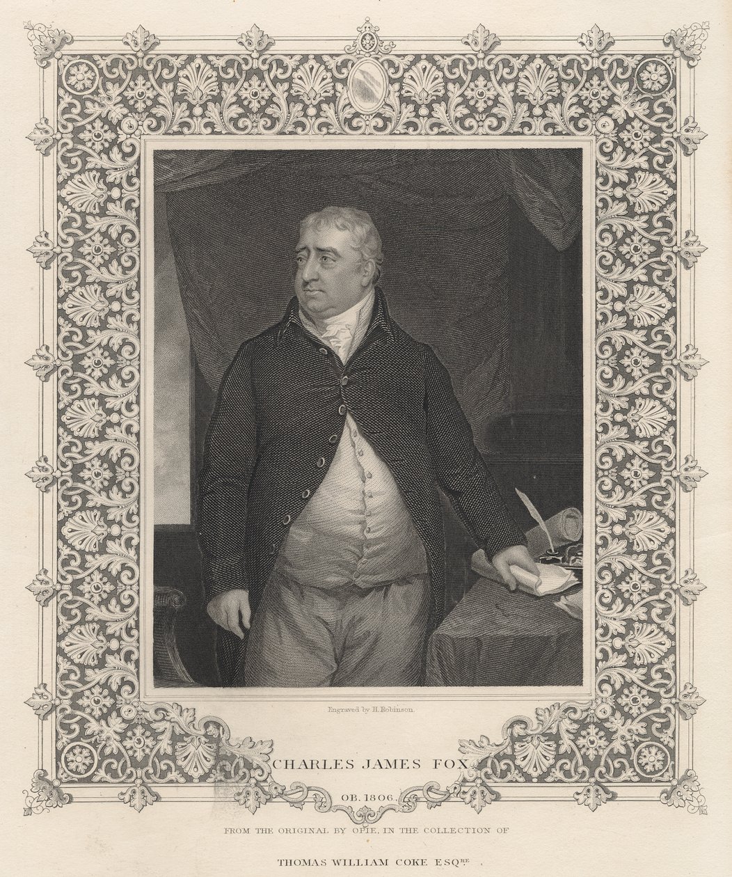 Charles James Fox (kaiverrus) tekijältä John Opie