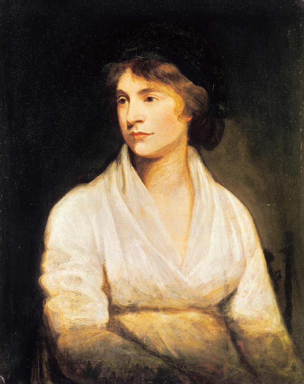 Mary Wollstonecraftin muotokuva, n. 1797 (öljy kankaalle) tekijältä John Opie