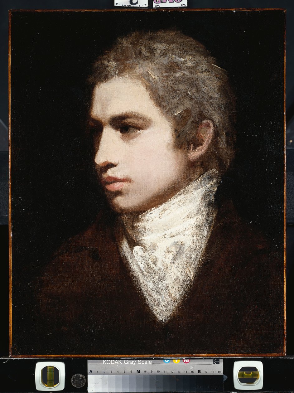Gentlemanin muotokuva, sanotaan olevan Samuel Taylor Coleridge tekijältä John Opie