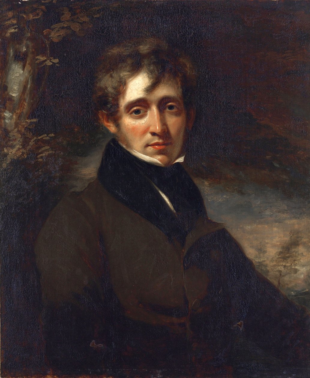 Runoilija Thomas Mooren muotokuva (Lisää) (1779-1852), kirjoittanut Opie, John (1761-1807). Öljy kankaalle tekijältä John Opie