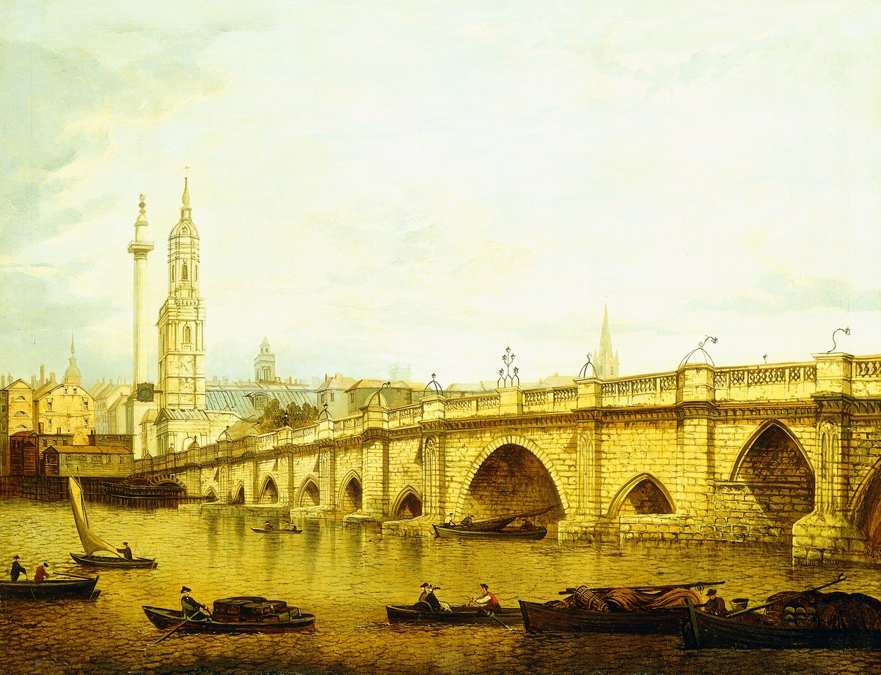 Näkymä London Bridgelle, tekijältä John Paul