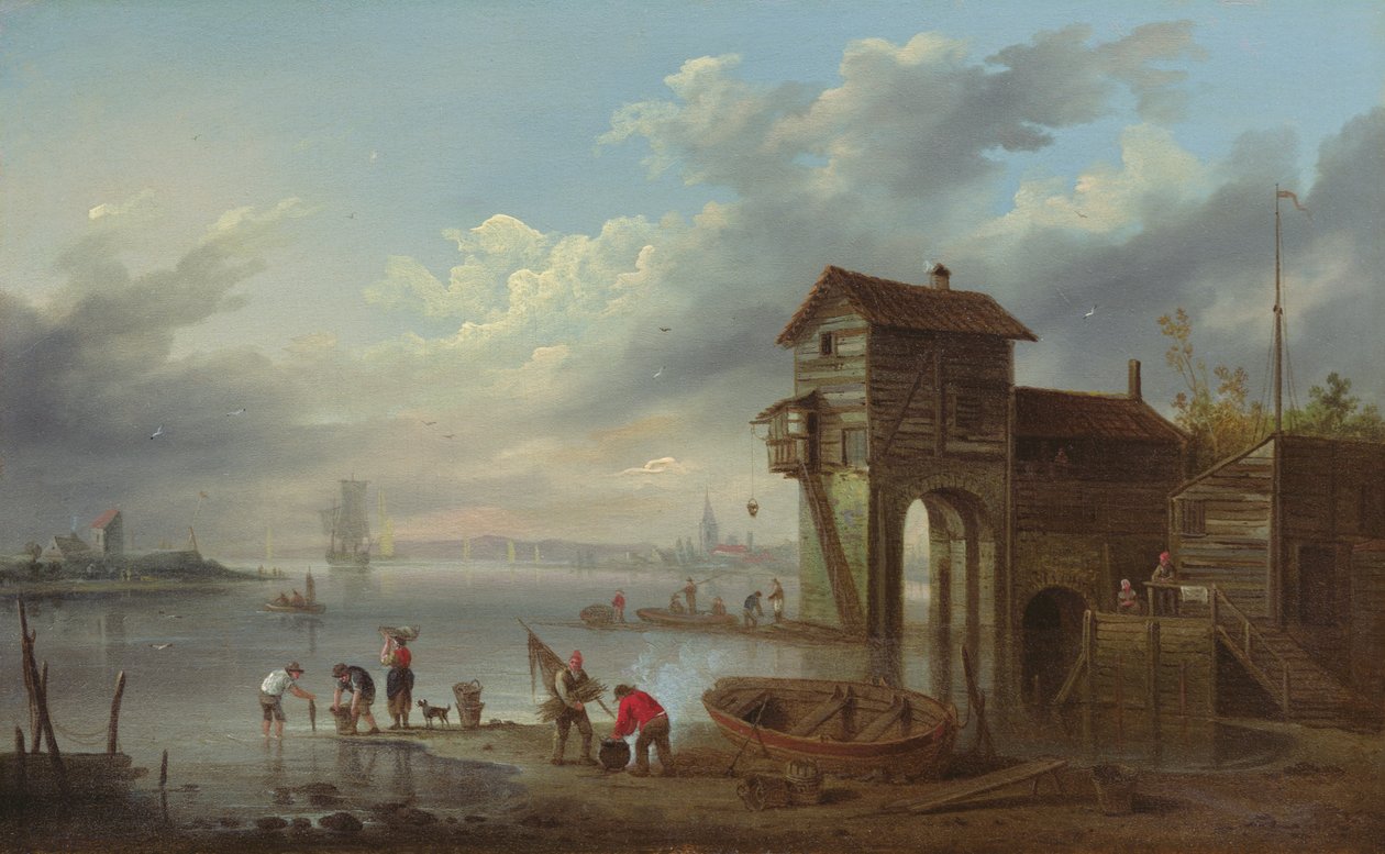 Näkymä Sluice Housesta Liverpoolissa tekijältä John Pennington