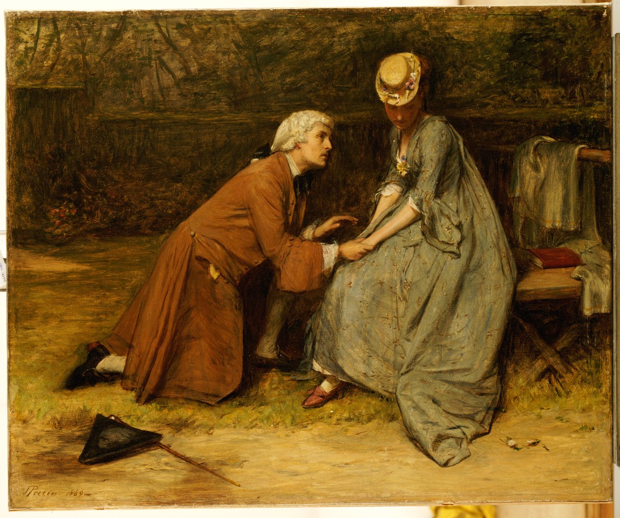 Ehdotus, 1869 tekijältä John Pettie