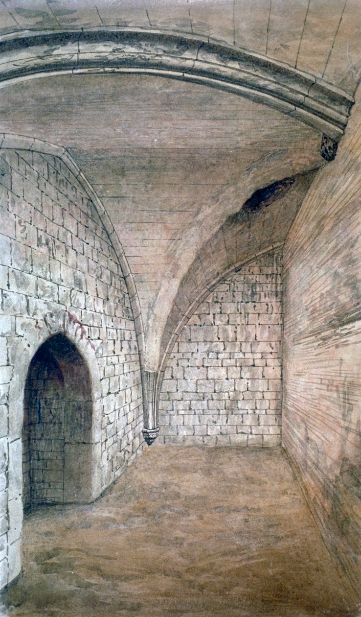 Pyhän Mikaelin krypta, Aldgate, Lontoo, 1876 tekijältä John Phillipps Emslie