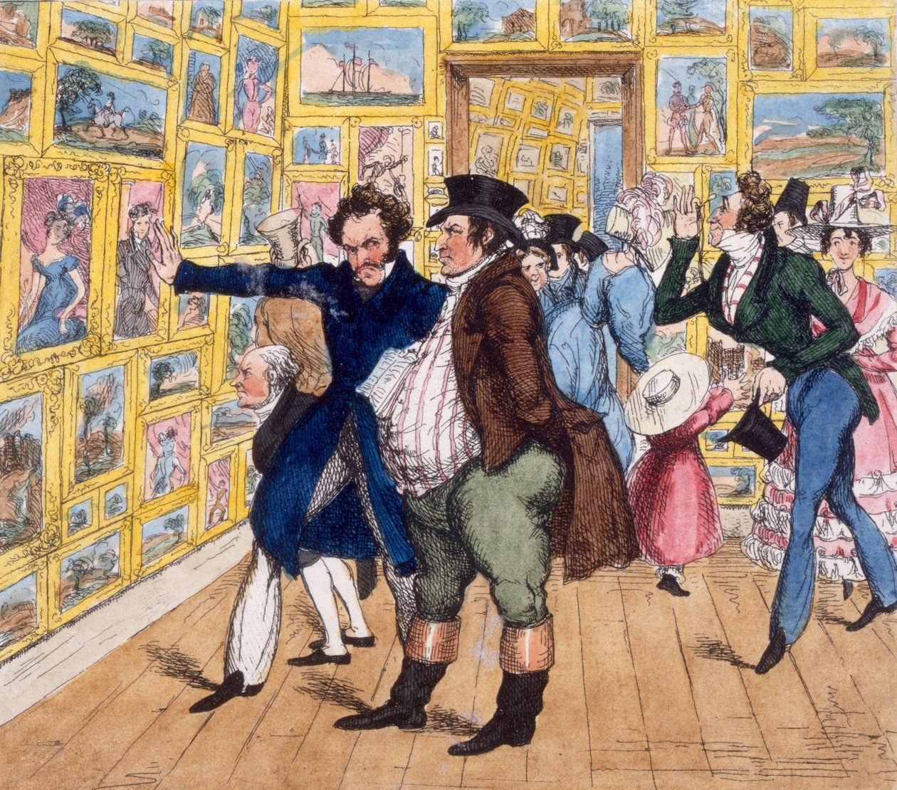 Ilmaisun ulkopuolella oleva käsitys eli The Acme of Pictorial Criticism, 1829. tekijältä John Phillips