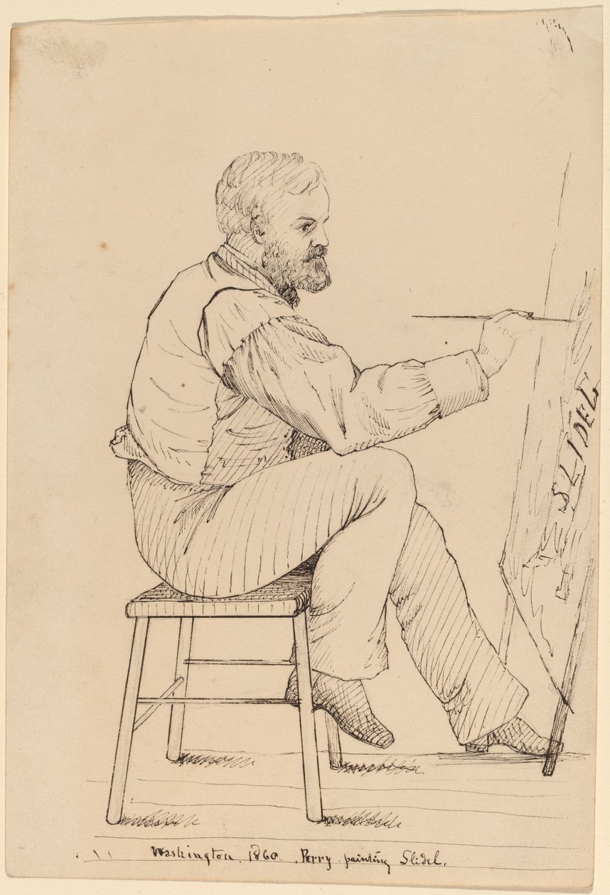 Savuuunihuone Sketch Class Series - E.W. Perry, piristää tekijältä John Quincy Adams Ward