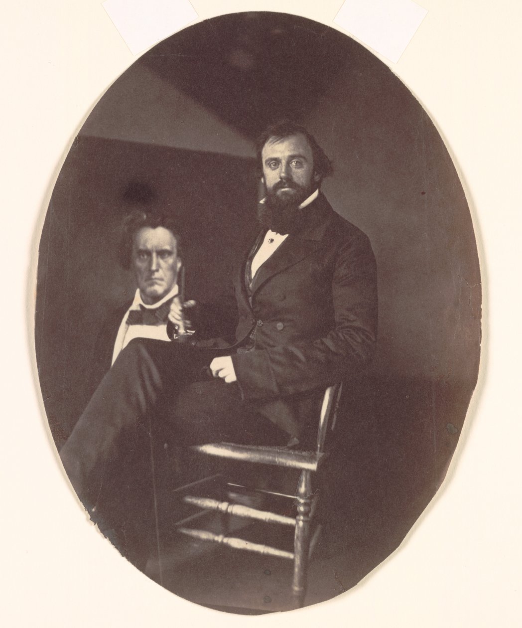 John R. Johnston maalauksen kanssa, 1850-luvun lopulla. tekijältä John R. Johnston