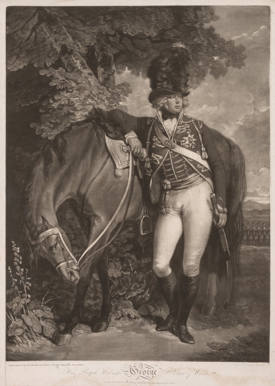 George, Walesin prinssi, 1792. tekijältä John Raphael Smith