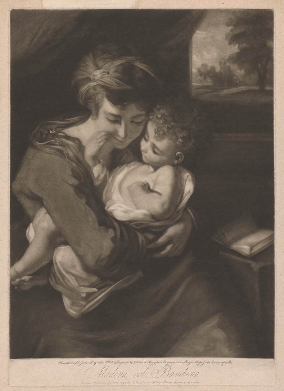 Madonna lapsen kanssa tekijältä John Raphael Smith