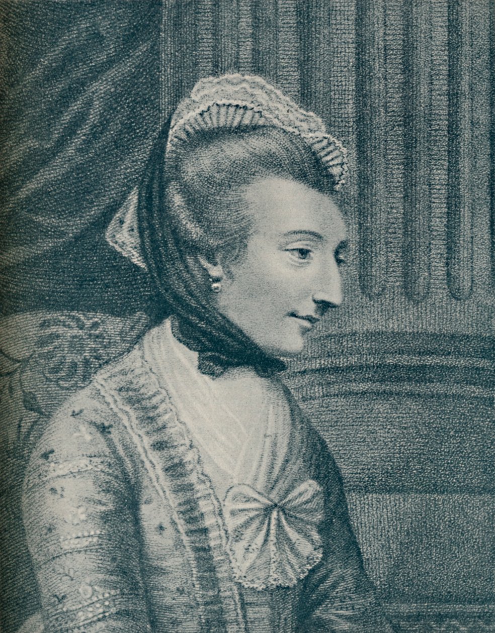 rouva Elizabeth Montague s. 1720, k. 1800, 1907 tekijältä John Raphael Smith