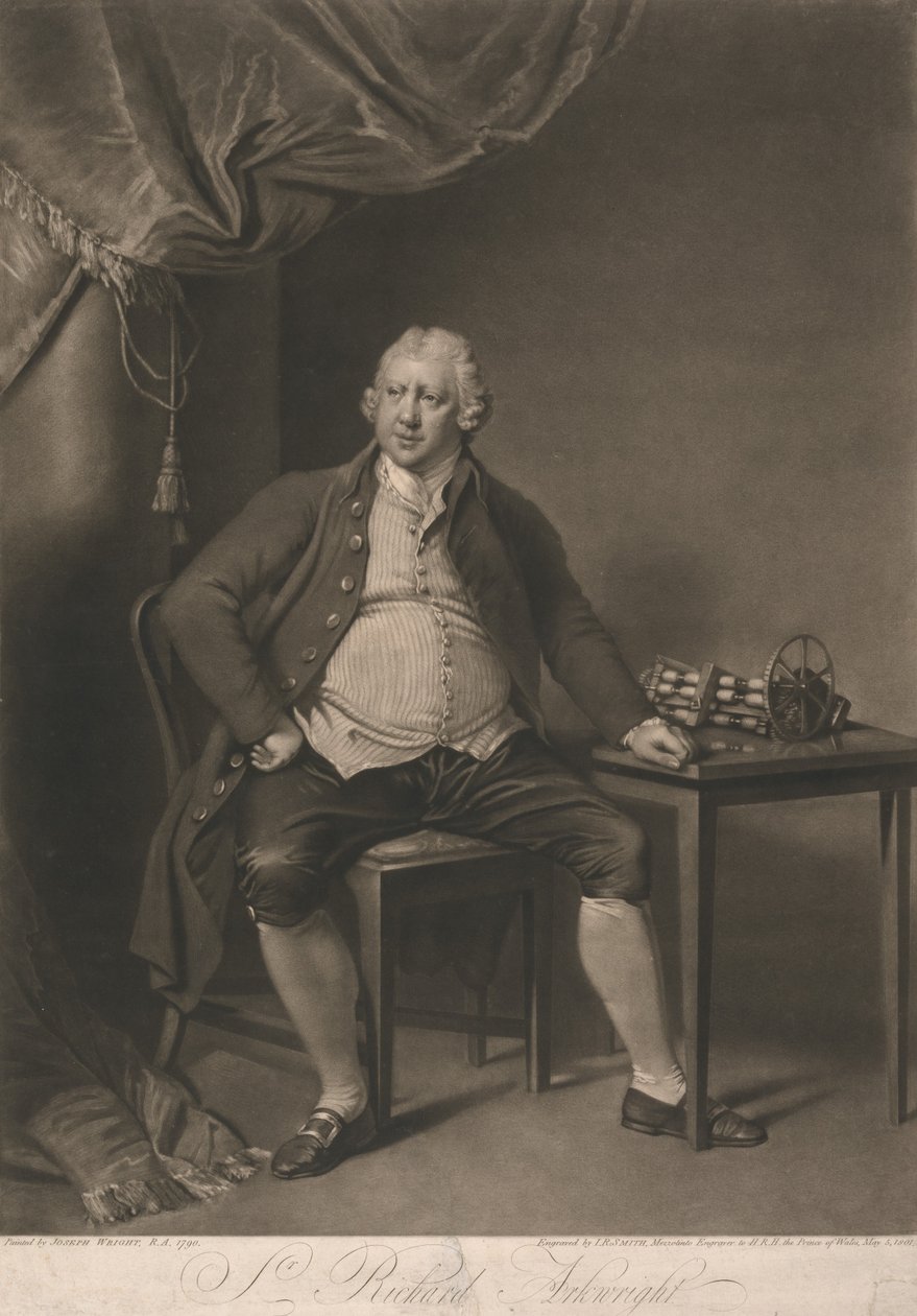 Richard Arkwrightin muotokuva tekijältä John Raphael Smith