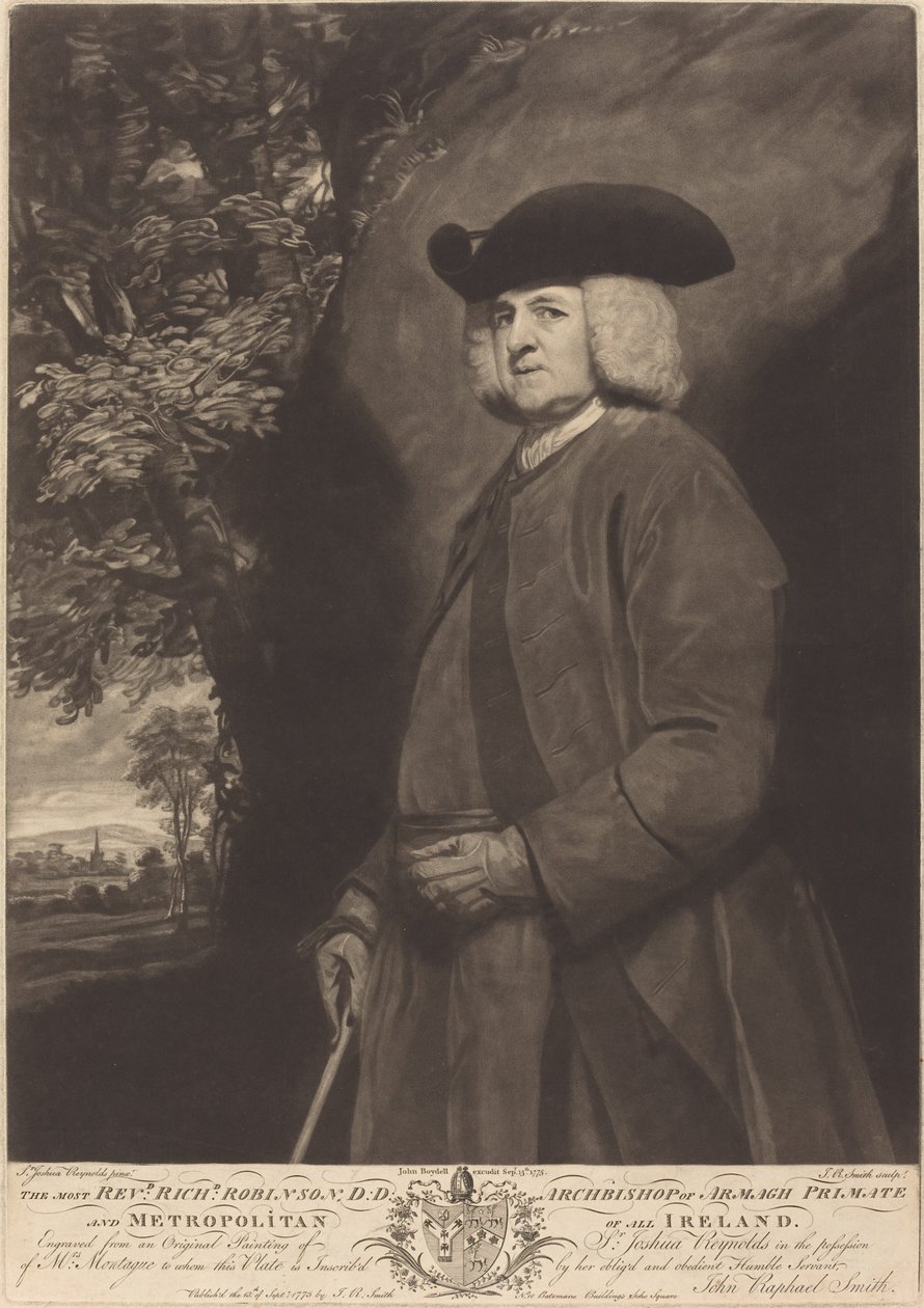 Richard Robinson, julkaistu 1775. tekijältä John Raphael Smith