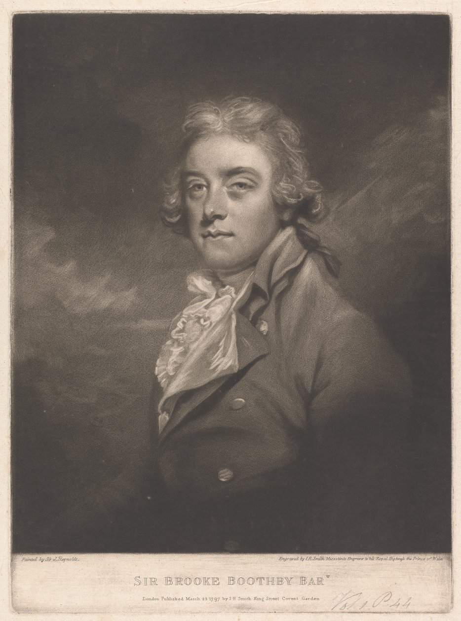 Sir Brooke Boothby, Broadlow Ashin 6. Boothby-baronetti tekijältä John Raphael Smith