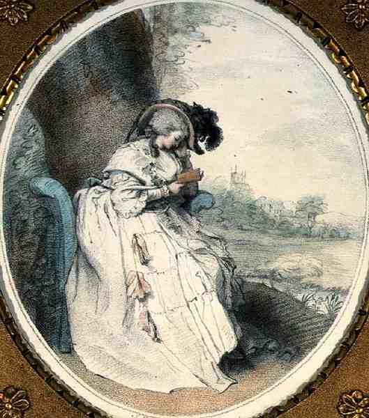 Society in Solitude, taiteilijan kaiverrettu ja julkaisema. tekijältä John Raphael Smith
