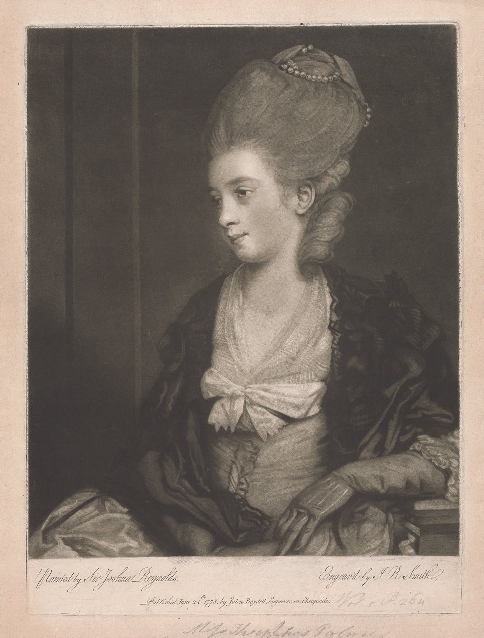 Theophelia Gwatkin (o.s. Palmer) tekijältä John Raphael Smith