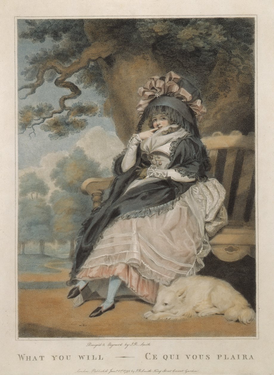 Mitä tulet - mistä pidät, 1791 tekijältä John Raphael Smith