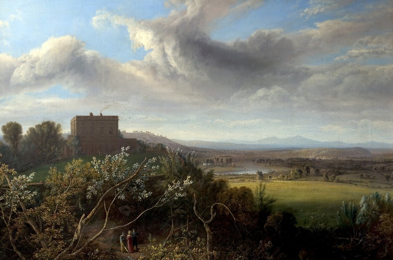 Nottinghamin linna, 1832 tekijältä John Rawson Walker