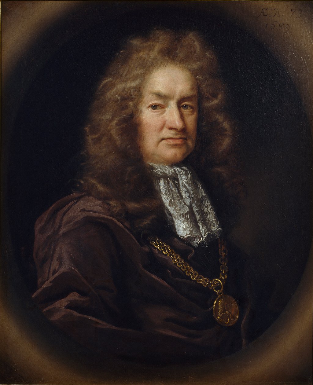 Elias Ashmole, 1687 tekijältä John Riley