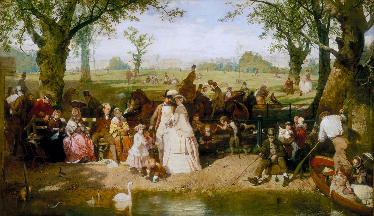 "Kesäpäivä Hyde Parkissa", 1858 tekijältä John Ritchie
