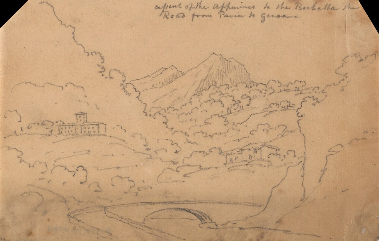 Apenniinien nousu Rochettaan asti tekijältä John Robert Cozens