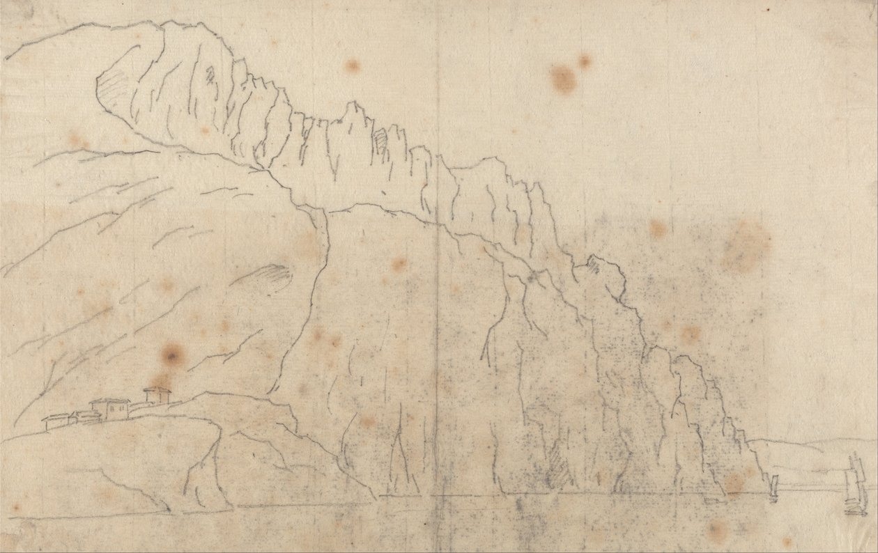 Genovan rannikko tekijältä John Robert Cozens