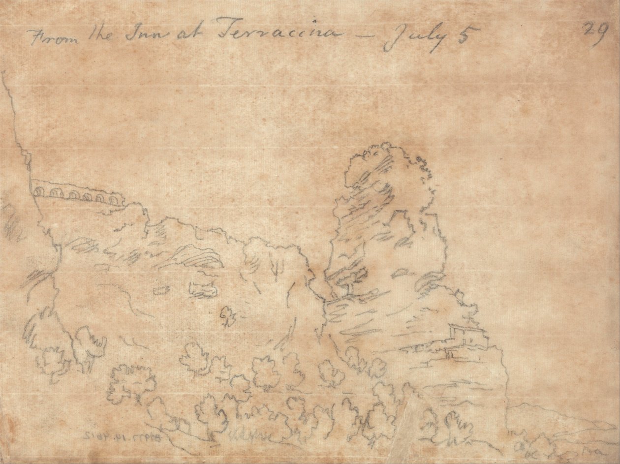 Terracinan majatalosta tekijältä John Robert Cozens