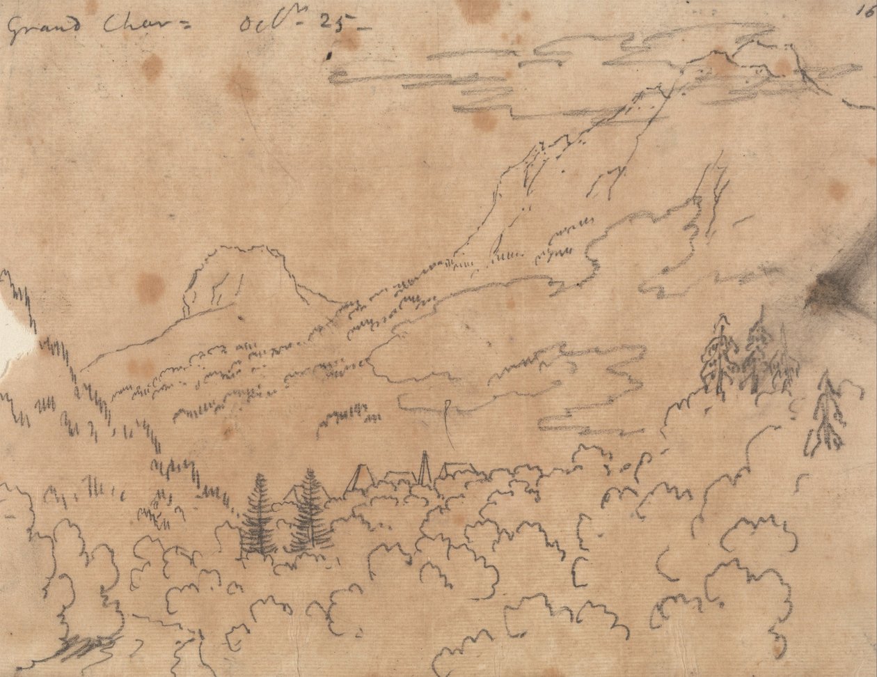 Grand Chartreuse, 25. lokakuuta tekijältä John Robert Cozens