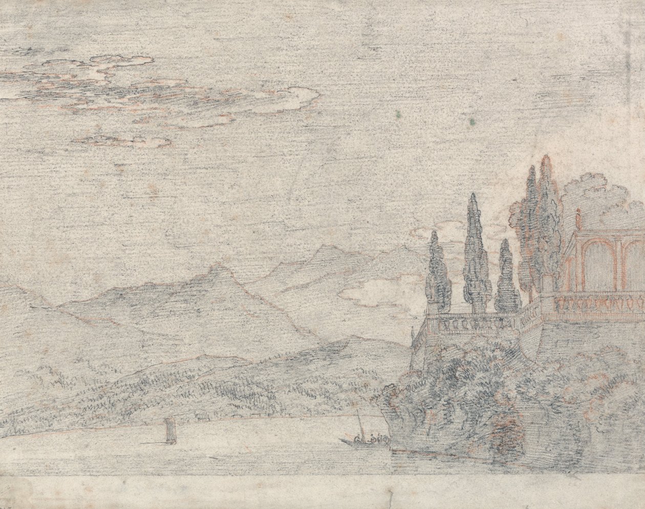 Borromean saari, Lago Maggiore tekijältä John Robert Cozens