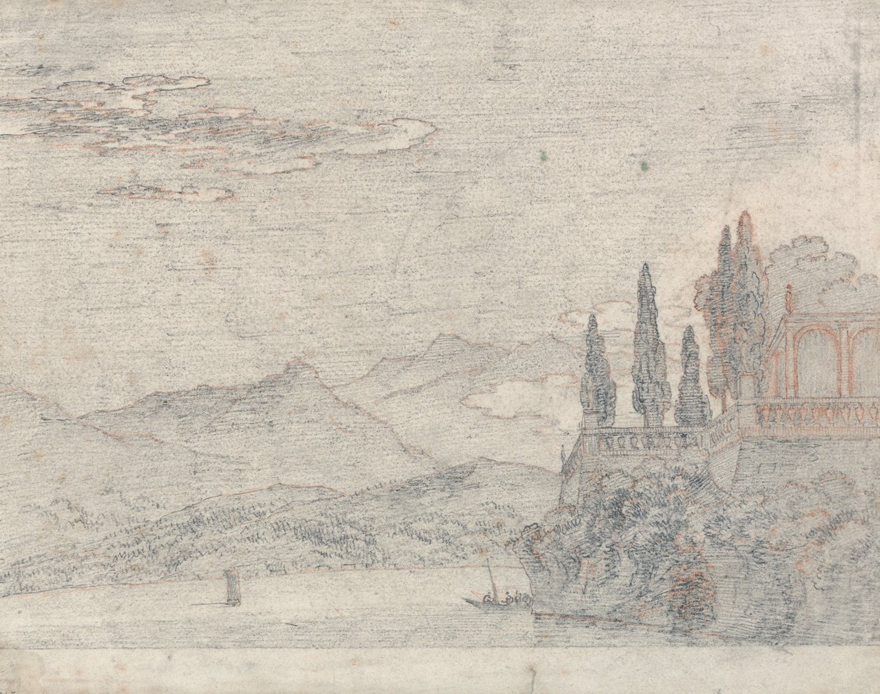 Isola Borromea, Lago Maggiore tekijältä John Robert Cozens