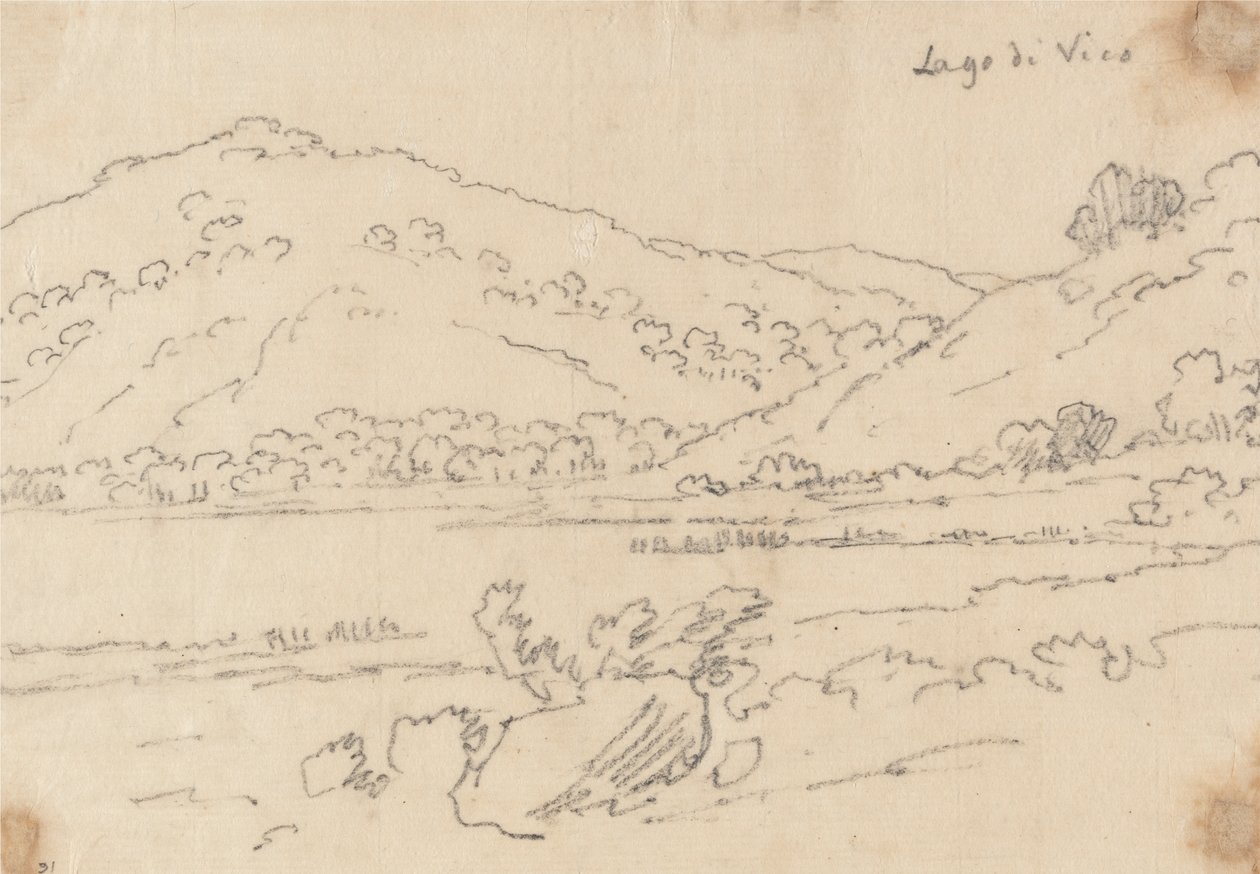 Vico järvi tekijältä John Robert Cozens