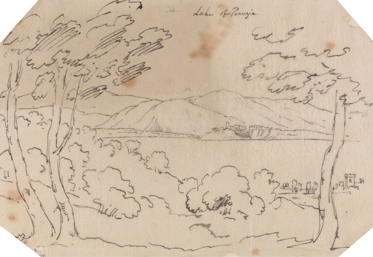 Perugian järvi tekijältä John Robert Cozens