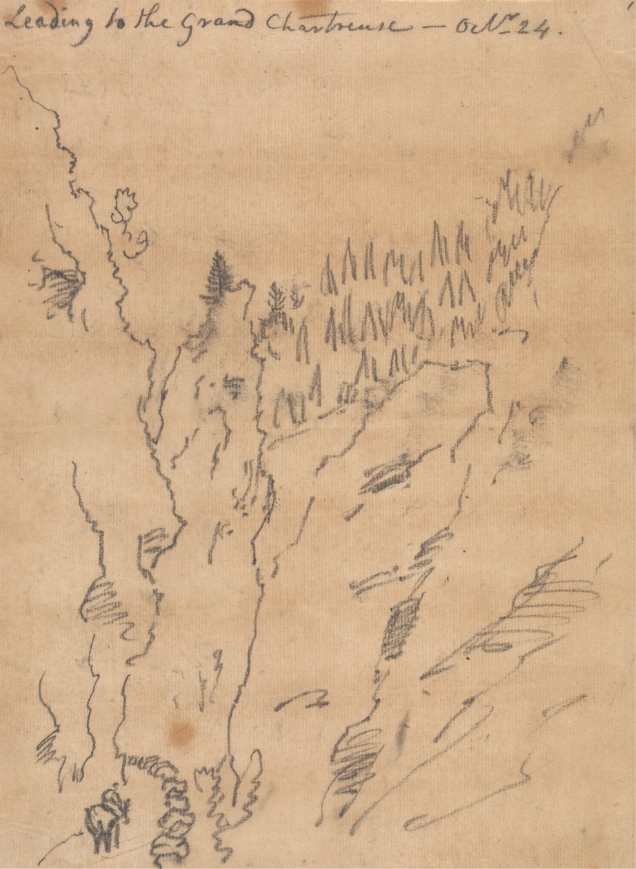 Johto Grand Chartreuseen 24. lokakuuta tekijältä John Robert Cozens