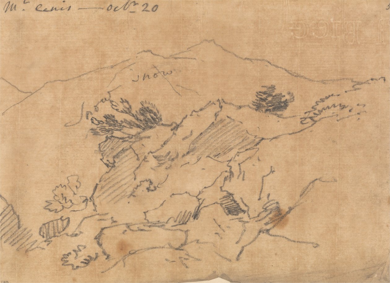 Mont Cenis, 20. lokakuuta tekijältä John Robert Cozens