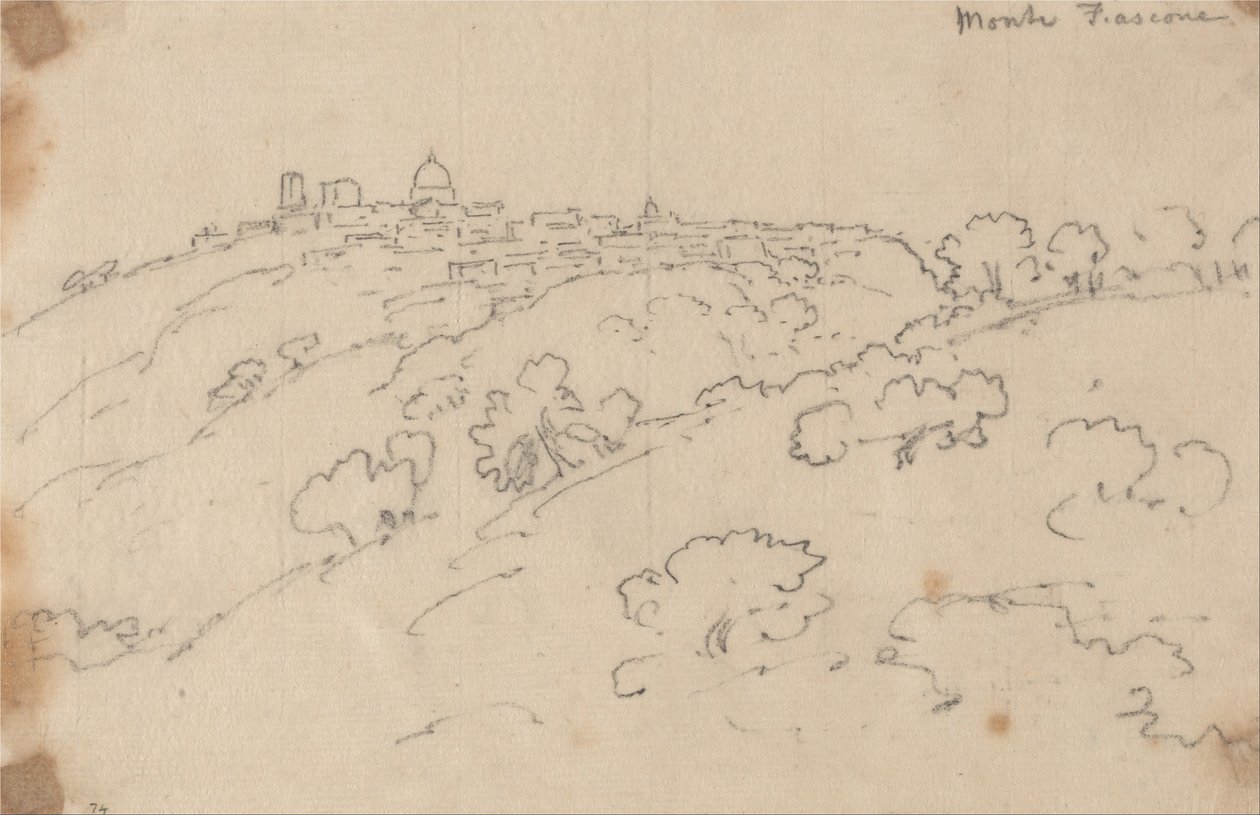 Monte Fiascone tekijältä John Robert Cozens