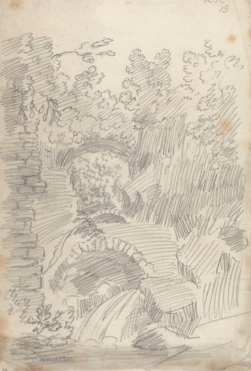 Terranon silta, Civita Castellana tekijältä John Robert Cozens