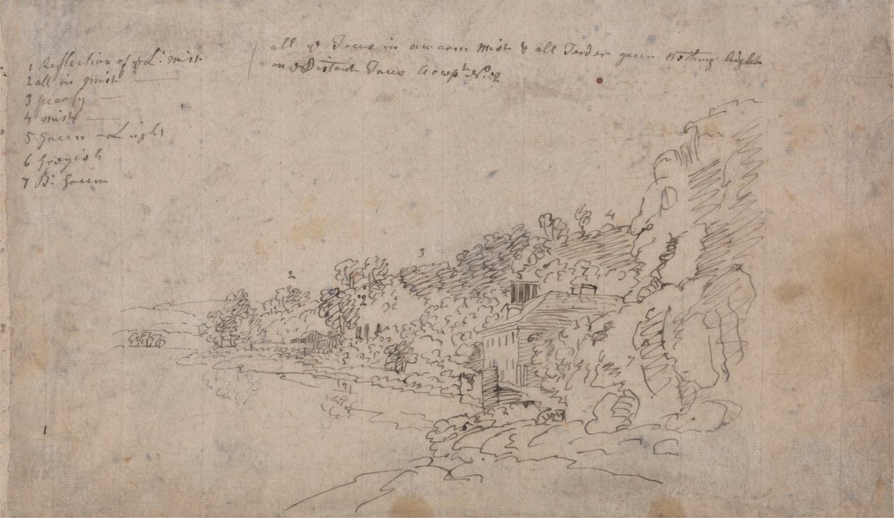 Banks of the Avon Hotwellsissa tekijältä John Robert Cozens