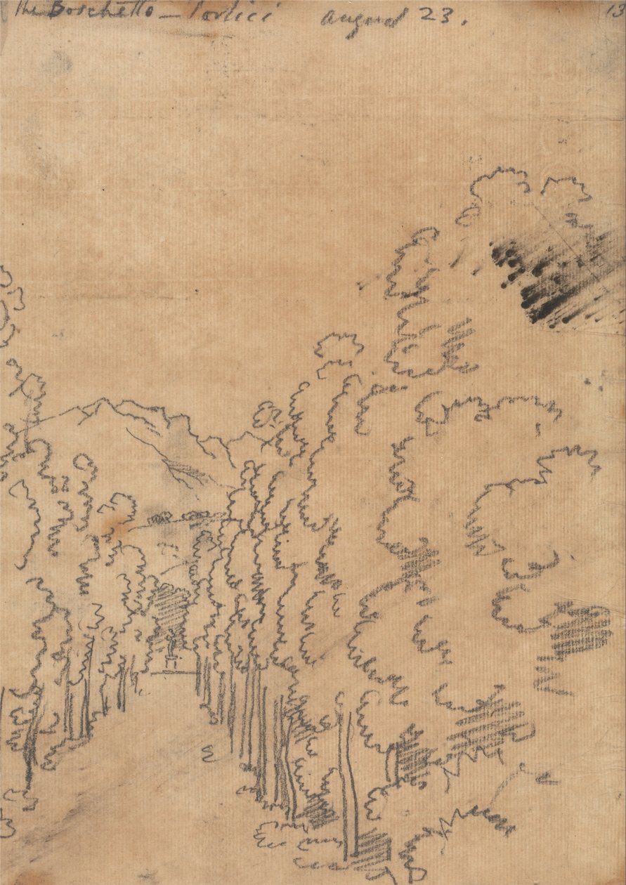 Boschetto, Portici, 23. elokuuta tekijältä John Robert Cozens
