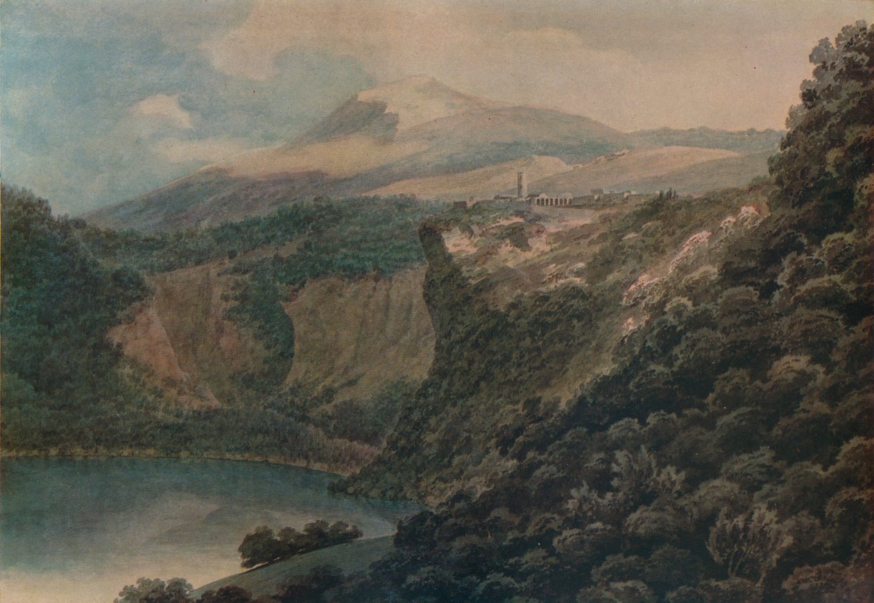 Nemin järvi ja kaupunki, 1778 tekijältä John Robert Cozens